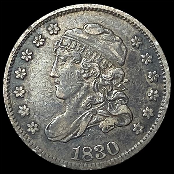 1830 Capped Bust Half Dime NEARLY   UNCIRCULATED
