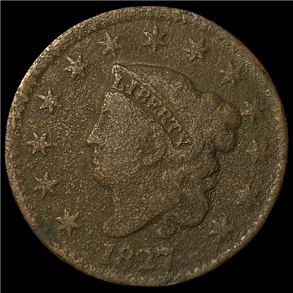 1827 Coronet Head Large Cent LIGHTLY   CIRCULATED
