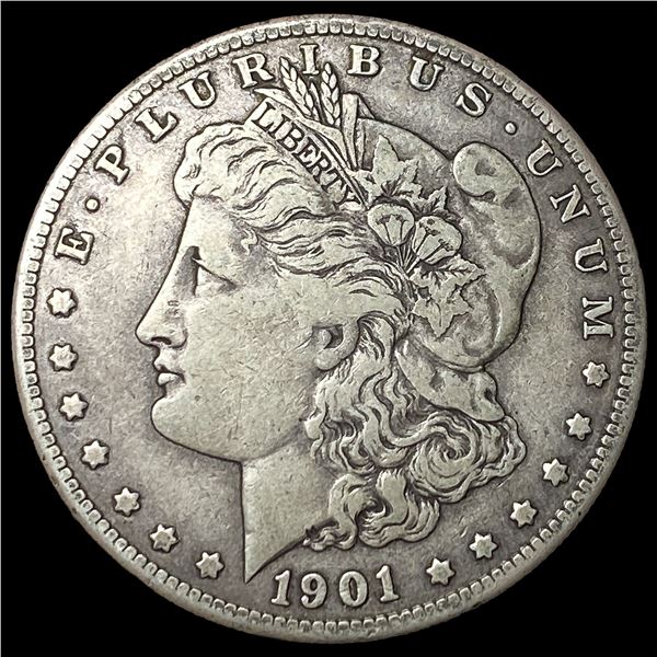 1901-S Silver Morgan Dollar LIGHTLY   CIRCULATED