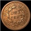 Image 2 : 1854 Braided Hair Large Cent CLOSELY  UNCIRCULATED