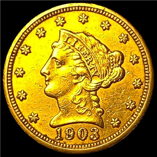1903 Liberty Head Gold Quarter Eagle $2.50   CLOSELY UNCIRCULATED