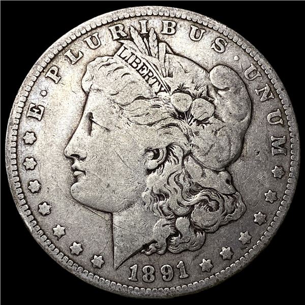 1891-O Silver Morgan Dollar LIGHTLY  CIRCULATED