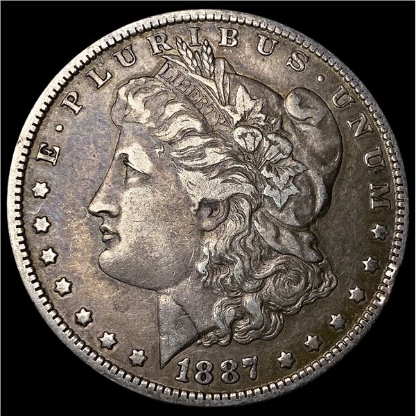 1887-O Silver Morgan Dollar NEARLY  UNCIRCULATED