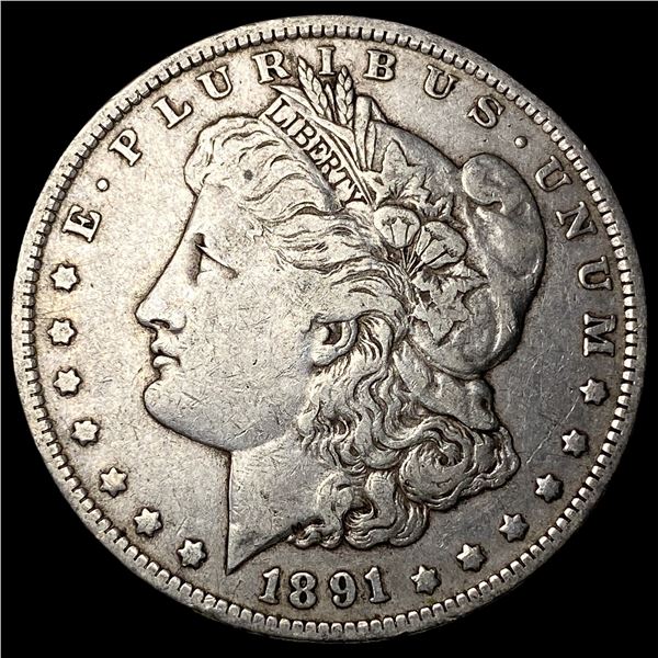 1891-O Silver Morgan Dollar NEARLY  UNCIRCULATED