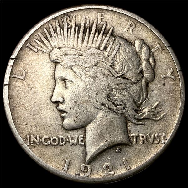 1921 Silver Peace Dollar ABOUT UNCIRCULATED