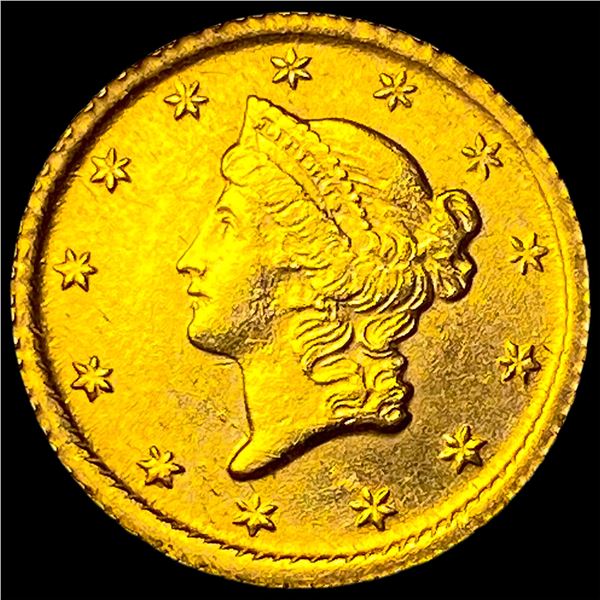 1852 Gold $1 Liberty Head Type 1 UNCIRCULATED