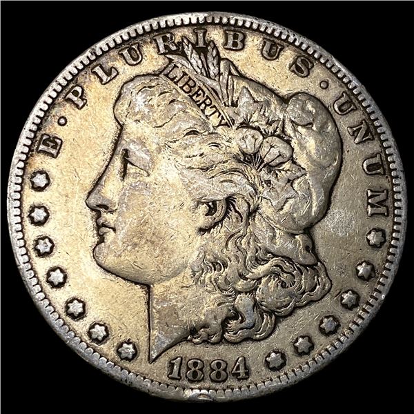 1884-S Silver Morgan Dollar ABOUT UNCIRCULATED
