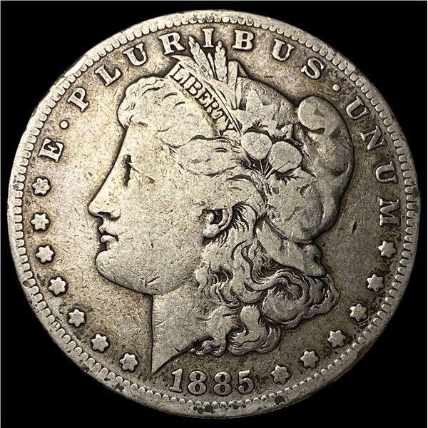 1885-S Silver Morgan Dollar LIGHTLY CIRCULATED