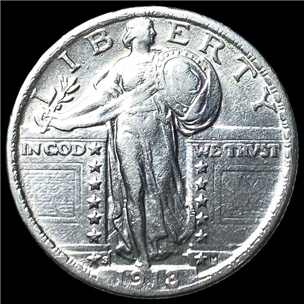 1918-S Standing Liberty Quarter CLOSELY UNCIRCULATED
