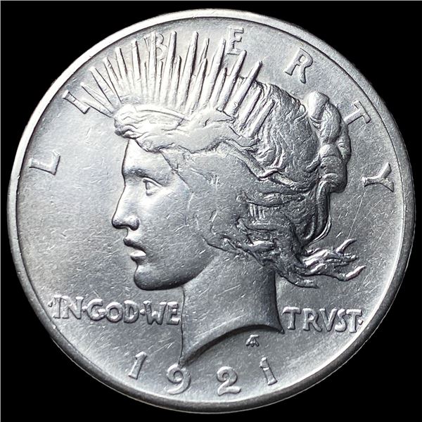 1921 Silver Peace Dollar NEARLY UNCIRCULATED