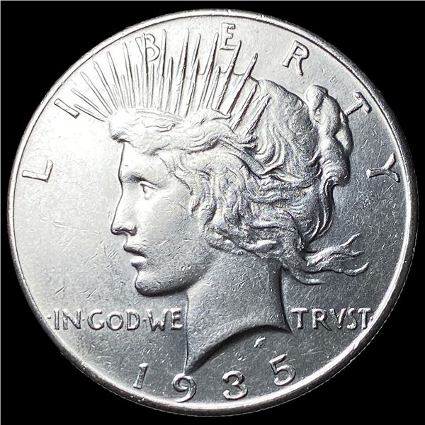 1935 Silver Peace Dollar CHOICE AU