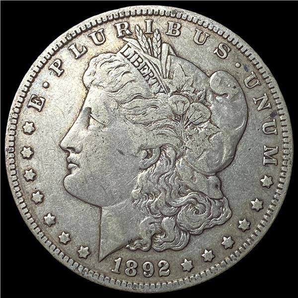 1892-O Silver Morgan Dollar NEARLY  UNCIRCULATED