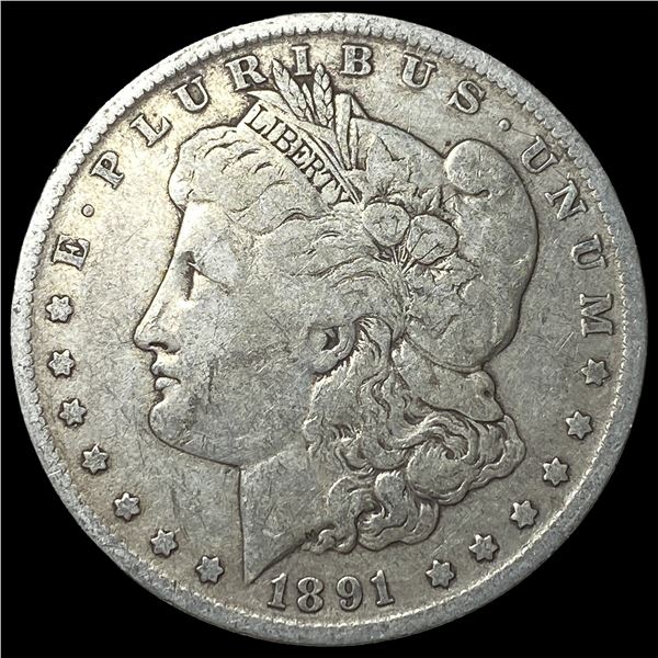 1891-O Silver Morgan Dollar LIGHTLY  CIRCULATED