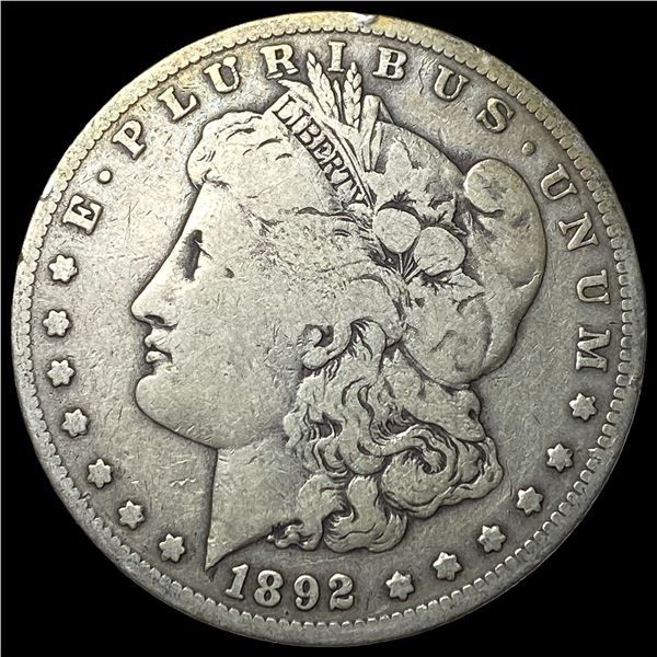 1892-S Silver Morgan Dollar LIGHTLY CIRCULATED