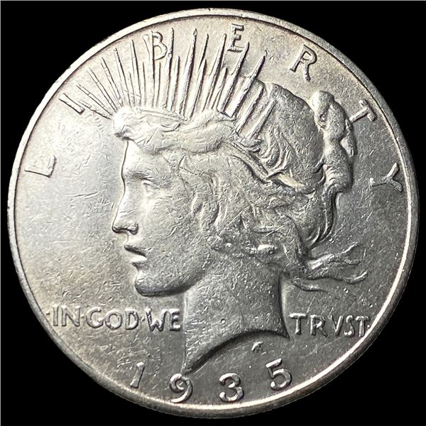 1935-S Silver Peace Dollar CLOSELY UNCIRCULATED