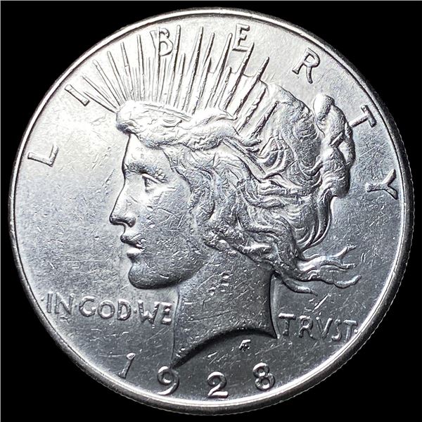 1928-S Silver Peace Dollar CLOSELY UNCIRCULATED