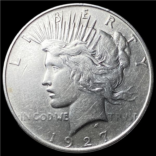 1927-D Silver Peace Dollar NEARLY UNCIRCULATED