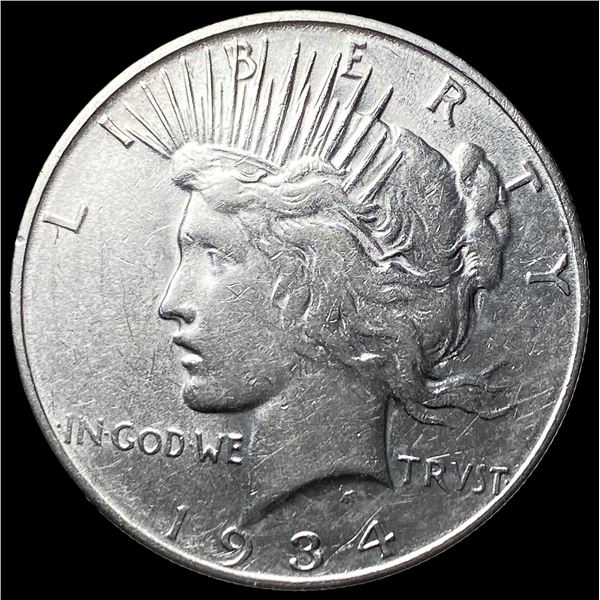 1934-D Silver Peace Dollar CLOSELY  UNCIRCULATED