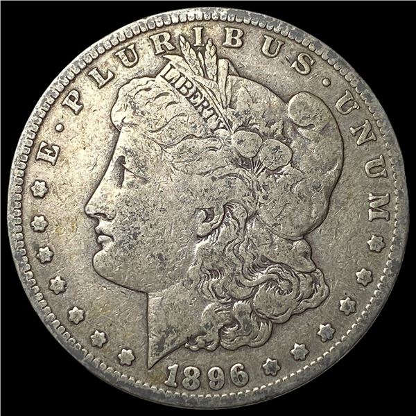 1896-S Silver Morgan Dollar ABOUT  UNCIRCULATED