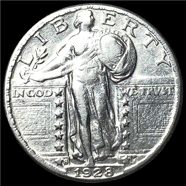 1928-S Silver Standing Liberty Quarter  CLOSELY UNCIRCULATED