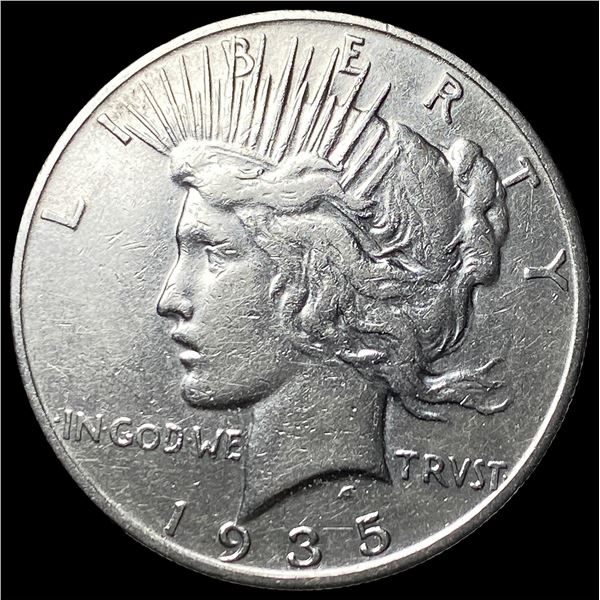 1935-S Silver Peace Dollar CLOSELY UNCIRCULATED