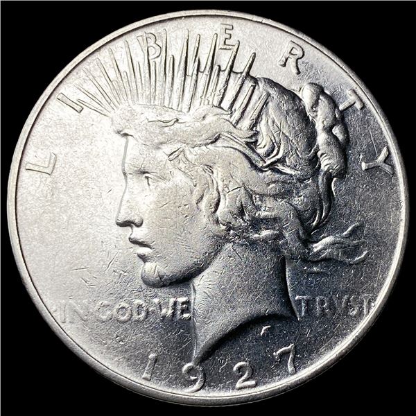 1927-D Silver Peace Dollar NEARLY UNCIRCULATED