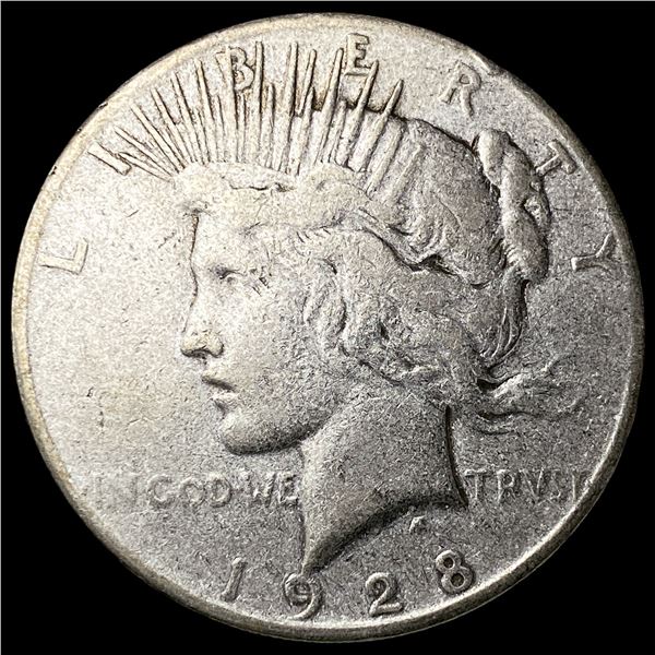 1928 Silver Peace Dollar NICELY CIRCULATED
