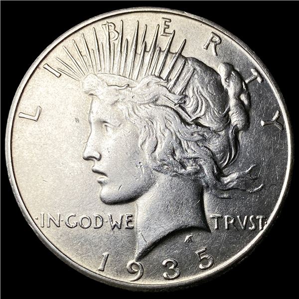1935-S Silver Peace Dollar CLOSELY UNCIRCULATED
