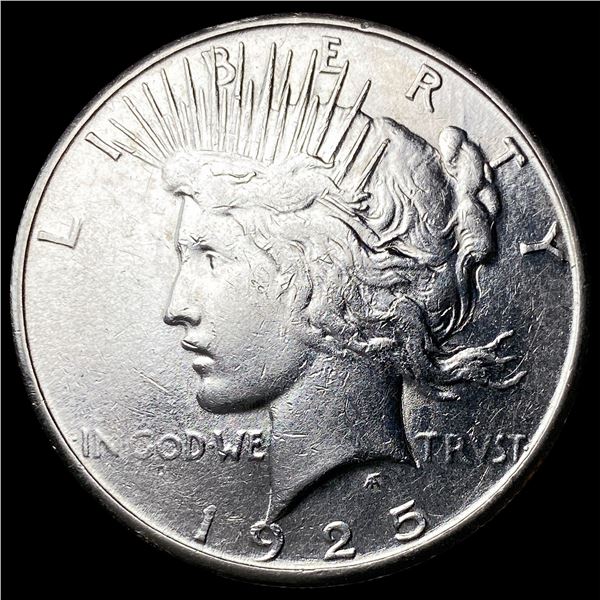 1925-S Silver Peace Dollar CLOSELY UNCIRCULATED