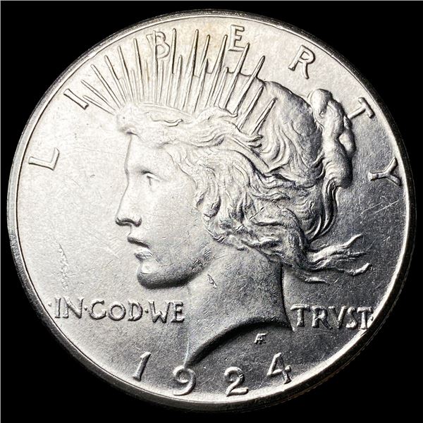 1924-S Peace Silver Dollar CLOSELY UNCIRCULATED