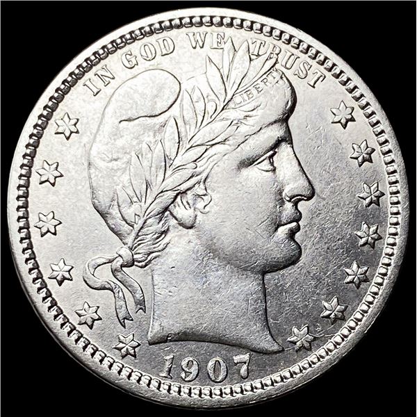 1907-O Silver Barber Quarter CLOSELY  UNCIRCULATED