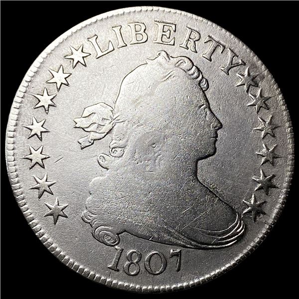 1807 Draped Bust Half Dollar LIGHTLY  CIRCULATED