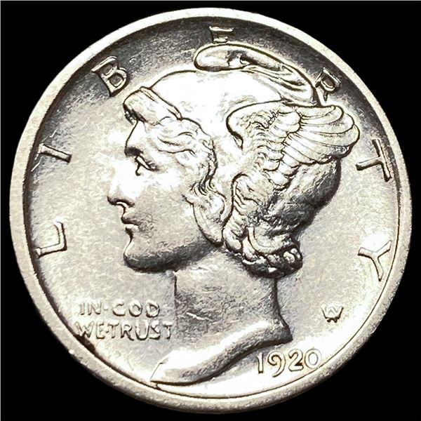 1920-D Silver Mercury Dime CLOSELY UNCIRCULATED