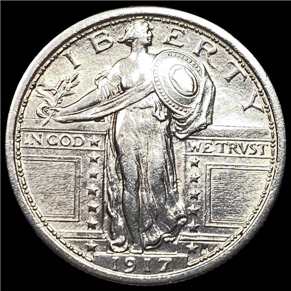 1917 Type 1 Standing Liberty Quarter CLOSELY UNCIRCULATED