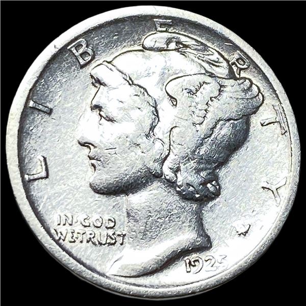 1925-D Silver Mercury Dime NEARLY UNCIRCULATED
