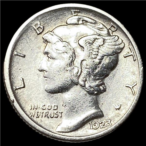 1923-S Silver Mercury Dime CLOSELY  UNCIRCULATED