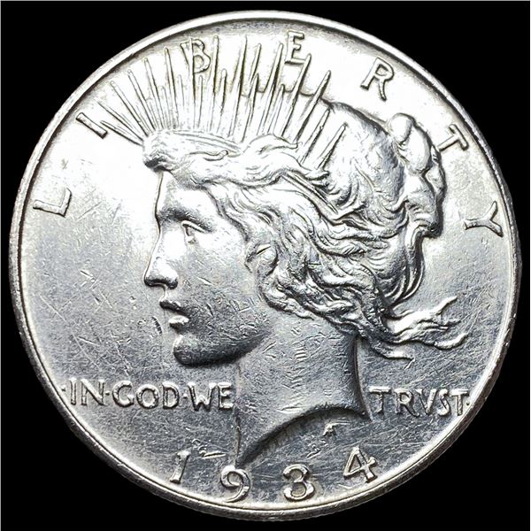 1934-D Silver Peace Dollar CLOSELY UNCIRCULATED