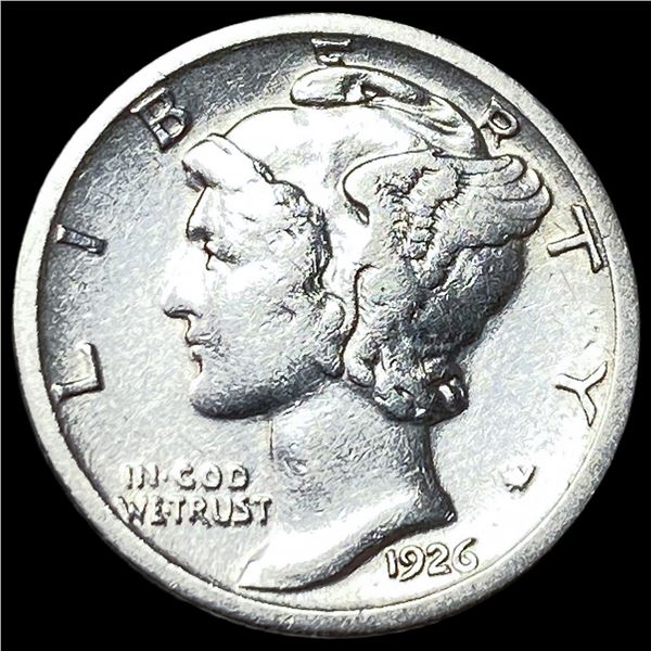 1926-S Silver Mercury Dime ABOUT UNCIRCULATED