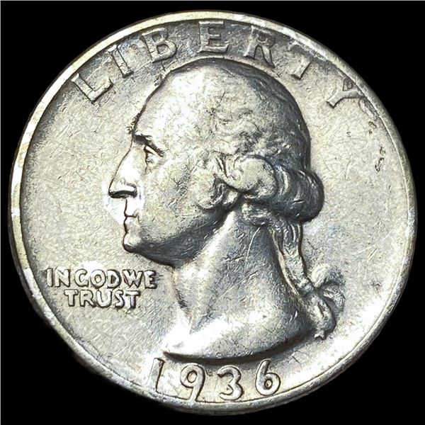 1936-D Silver Washington Quarter CLOSELY  UNCIRCULATED