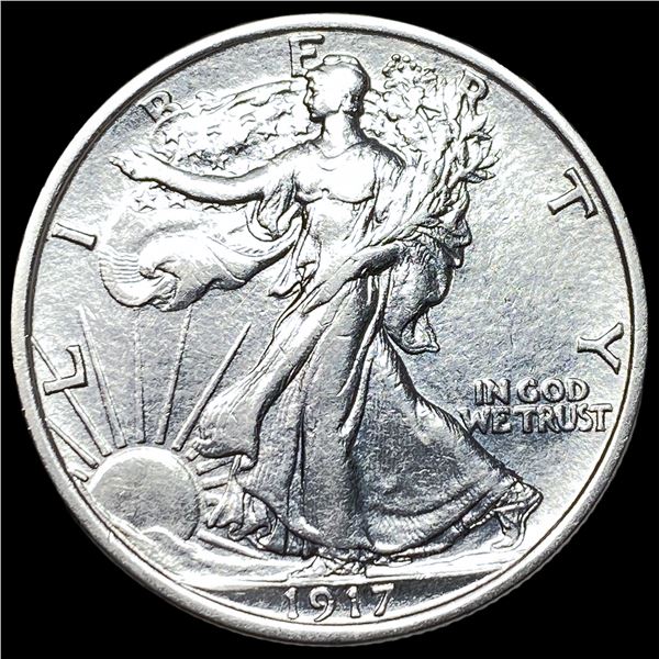 1917 Walking Liberty Half Dollar CLOSELY  UNCIRCULATED