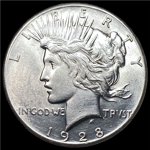 1928 Silver Peace Dollar CLOSELY UNCIRCULATED