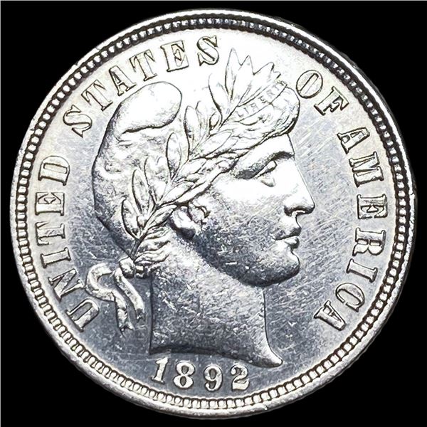 1892 Silver Barber Dime UNCIRCULATED