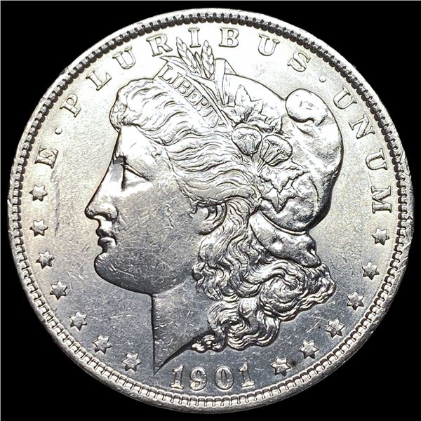 1901 Silver Morgan Dollar CLOSELY  UNCIRCULATED