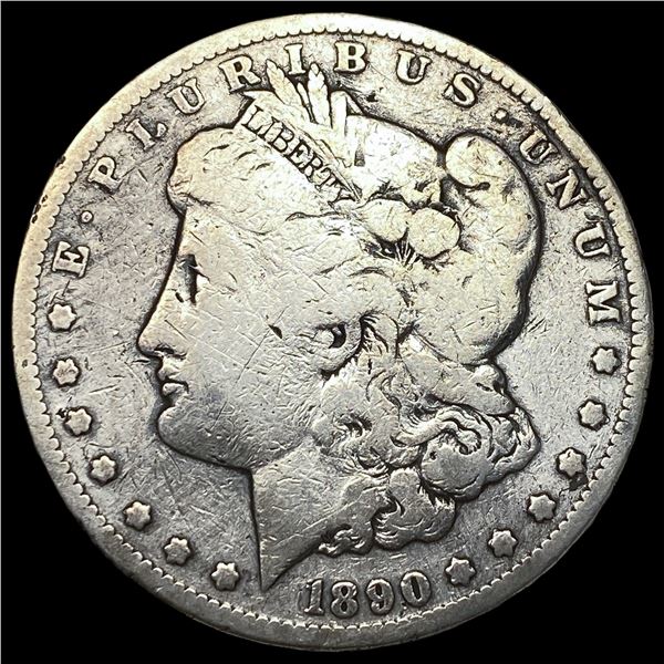 1890-CC Silver Morgan Dollar LIGHTLY  CIRCULATED