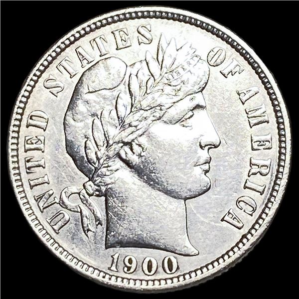1900 Silver Barber Dime CLOSELY UNCIRCULATED