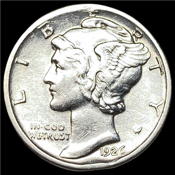 1926-D Silver Mercury Dime NEARLY UNCIRCULATED