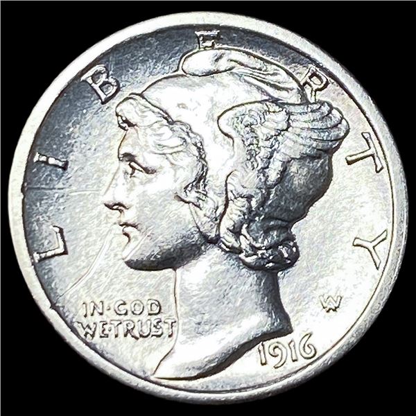 1916 Silver Mercury Dime UNCIRCULATED