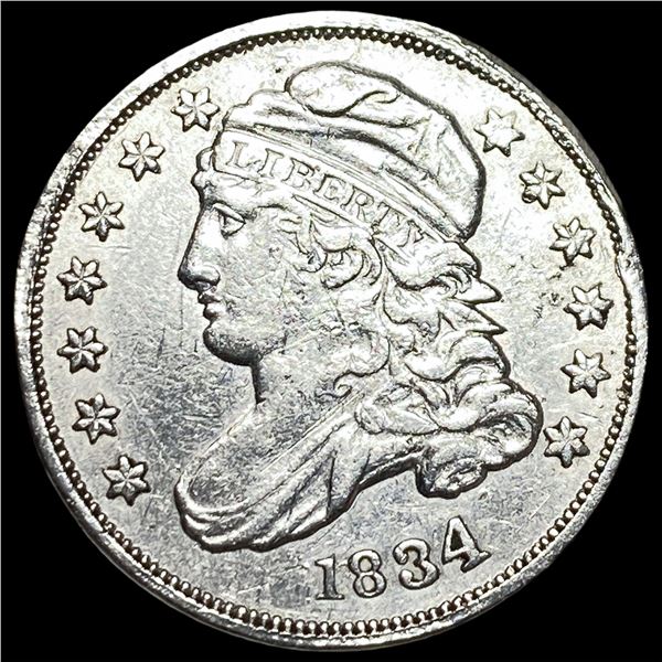 1834 Silver Capped Bust Dime CLOSELY UNCIRCULATED