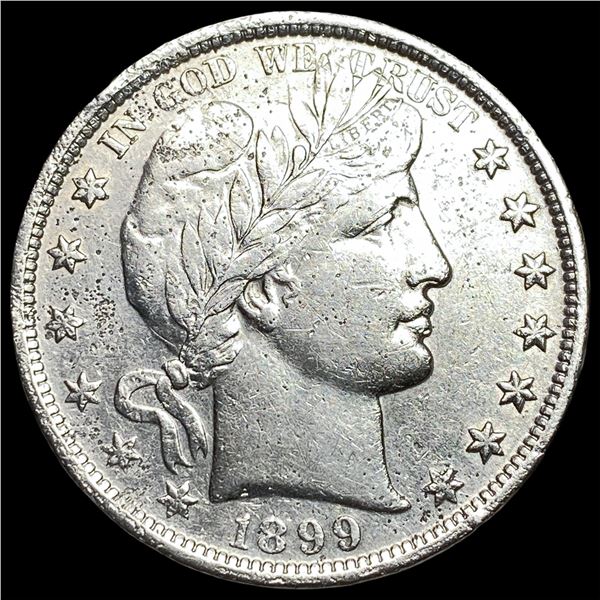 1899 Silver Barber Half Dollar HIGH GRADE