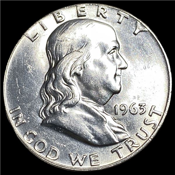 1963-D Franklin Silver Half Dollar UNCIRCULATED